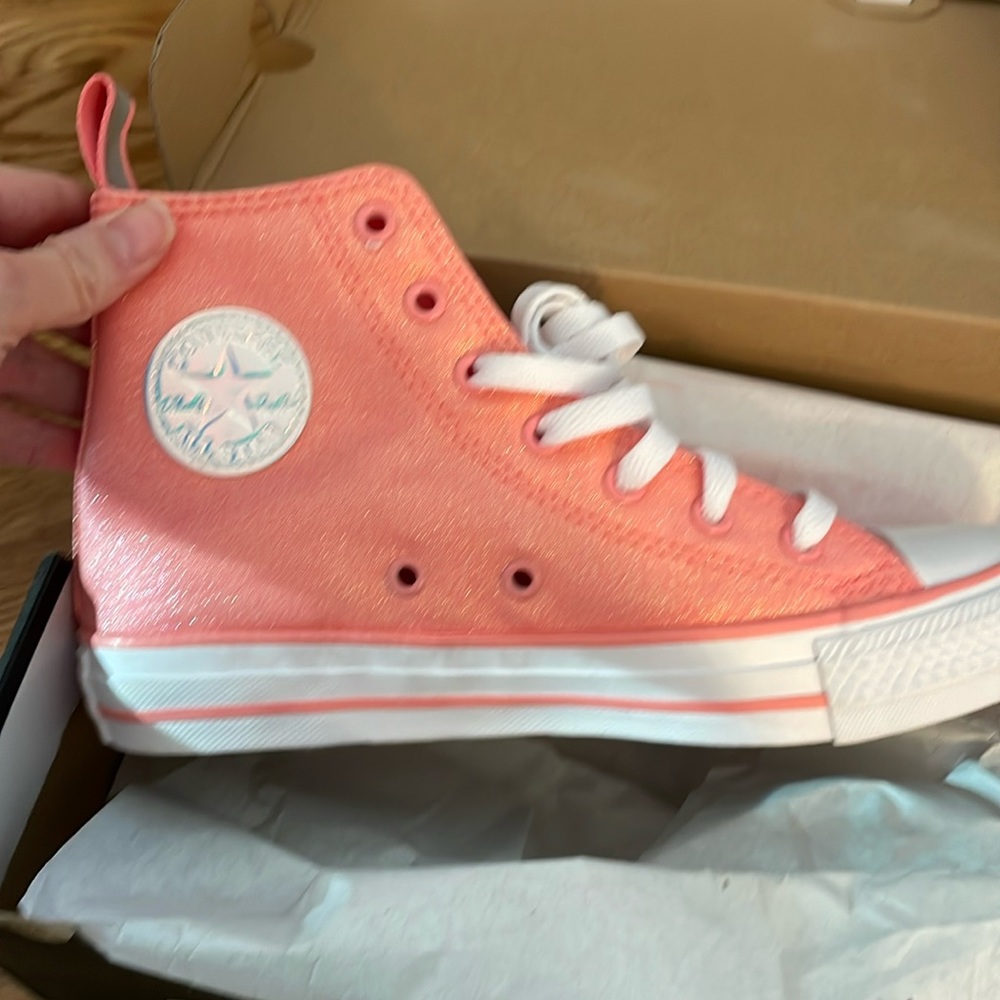 Converse flamingo high tops